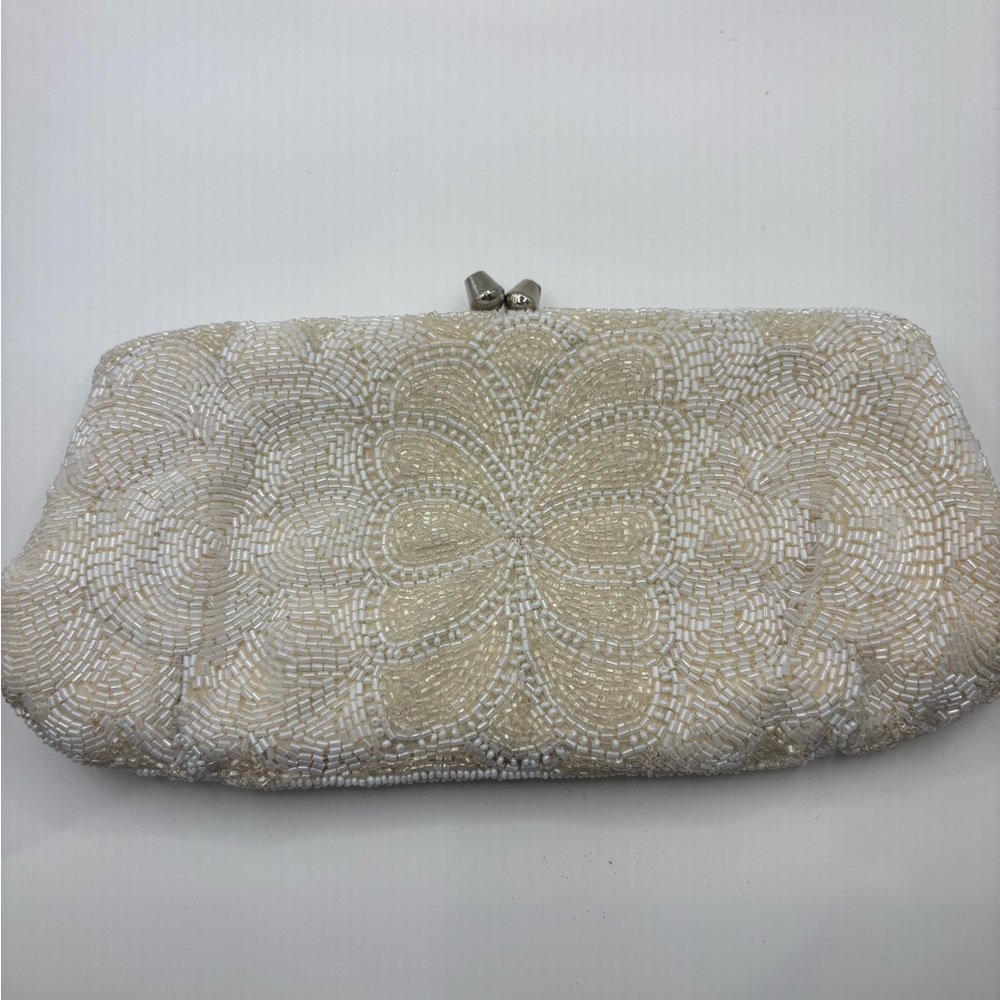 1950’s/60’s Cream Clutch Bag